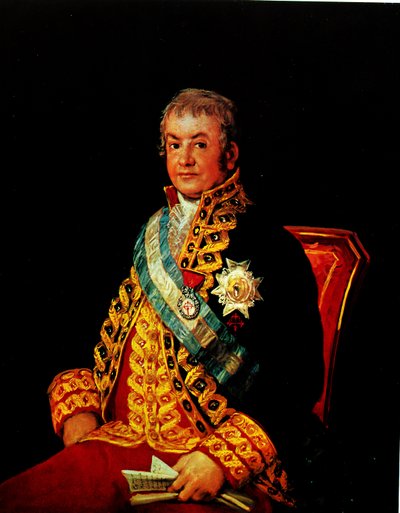 Portrait of the Minister of Justice José Antonio Marqués Caballero by Francisco de Goya